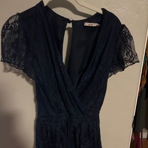 Mi Ami Short Lace Romper